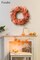 20” Lifelike Fall Wreath for Front Door – Autumn Harvest Decor with Maple Leaves & Berries for Porch, Farmhouse, Halloween & Thanksgiving